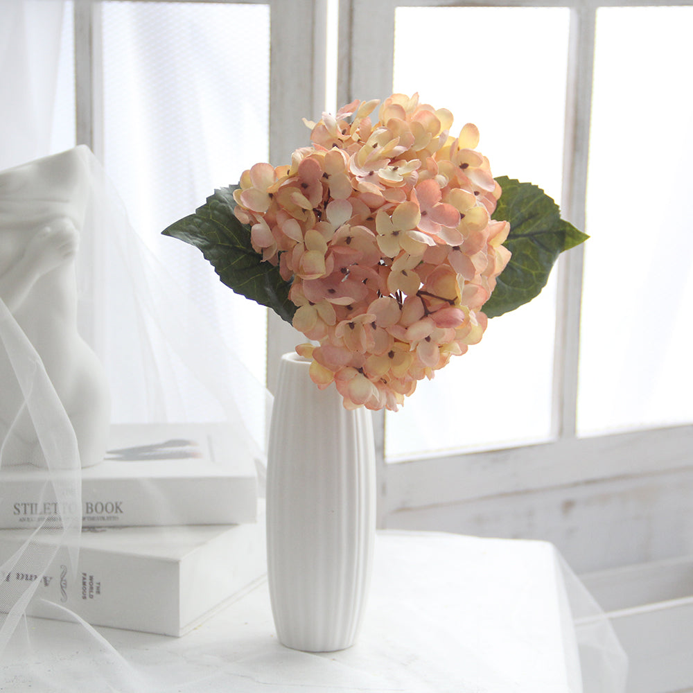 High Quality 13inch Silk Hydrangea Flowers Retro Style Hydrangeas Flowers Artificial Wedding Multicolour Decorative Flowers