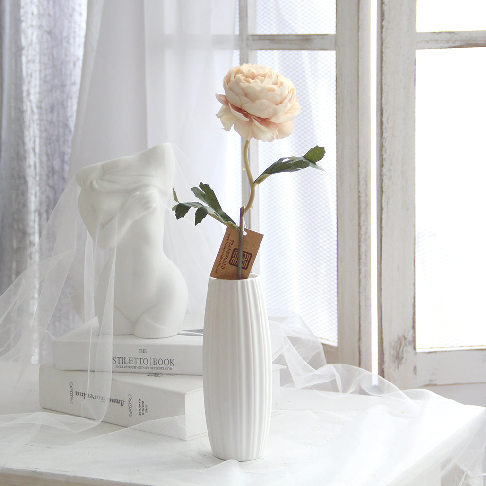 Artificial Flower for Decoration Silk Rose Bouquet Plastic Arrangements for Home Bridal Wedding Party Festival Decor