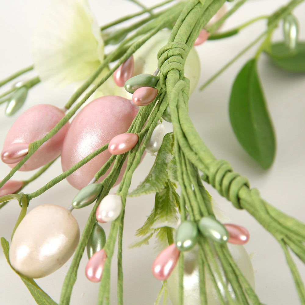 High Quality Good-looking 6.5Inch Easter Wreath Wholesale Easter Decoration Unique Design Easter Eggs Wreath