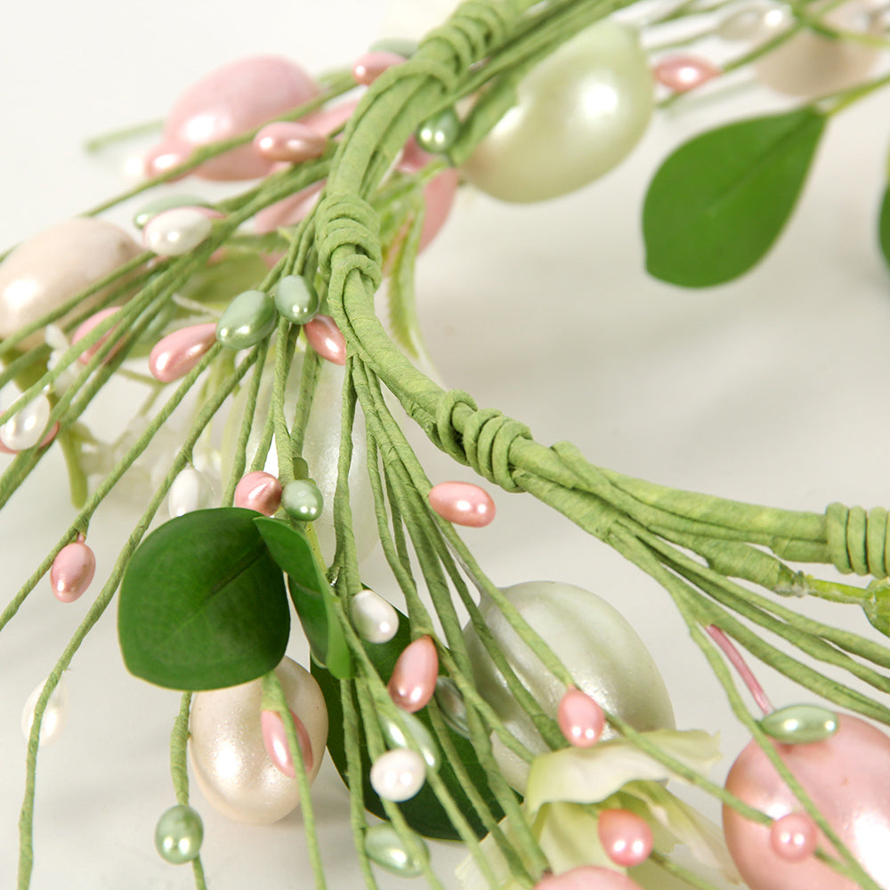 High Quality Good-looking 6.5Inch Easter Wreath Wholesale Easter Decoration Unique Design Easter Eggs Wreath