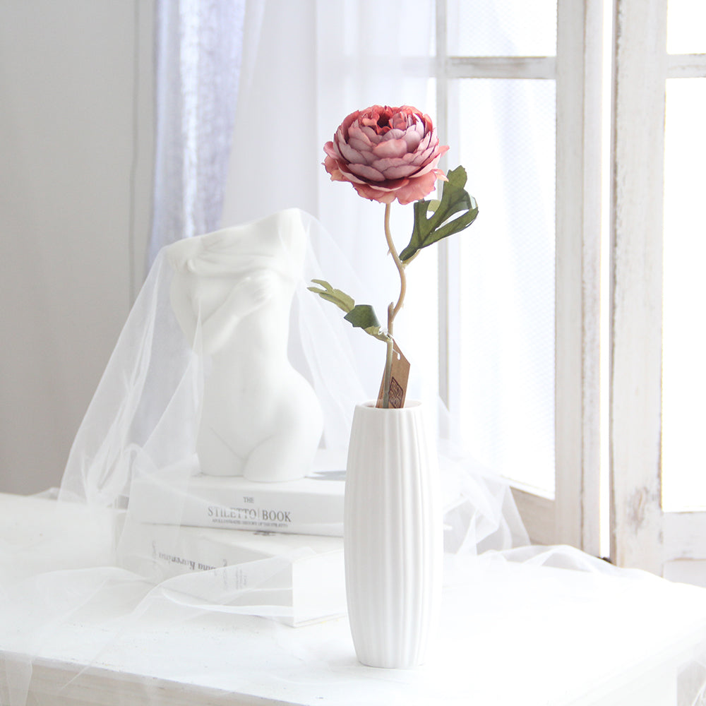 Artificial Flower for Decoration Silk Rose Bouquet Plastic Arrangements for Home Bridal Wedding Party Festival Decor