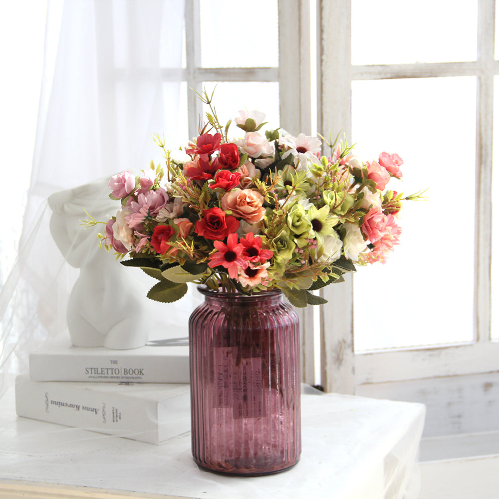 Bouquet Flowers Plastic Flowers for Sale Suitable Wedding Floral Centerpiece Decor