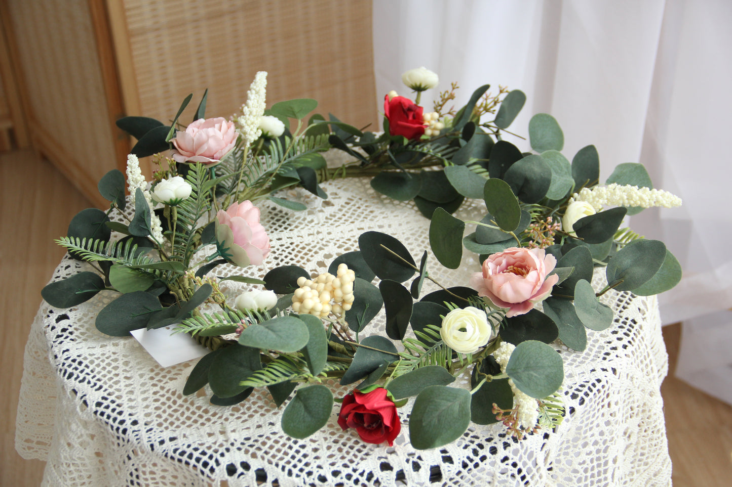 New Design Spring & Summer Wreath Artificial Flowers Home Decoration  Silk Flower Wedding Party Everyday Decoration