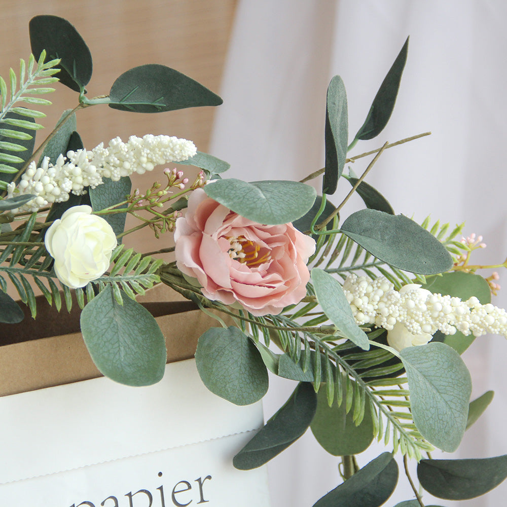 New Design Spring & Summer Wreath Artificial Flowers Home Decoration  Silk Flower Wedding Party Everyday Decoration