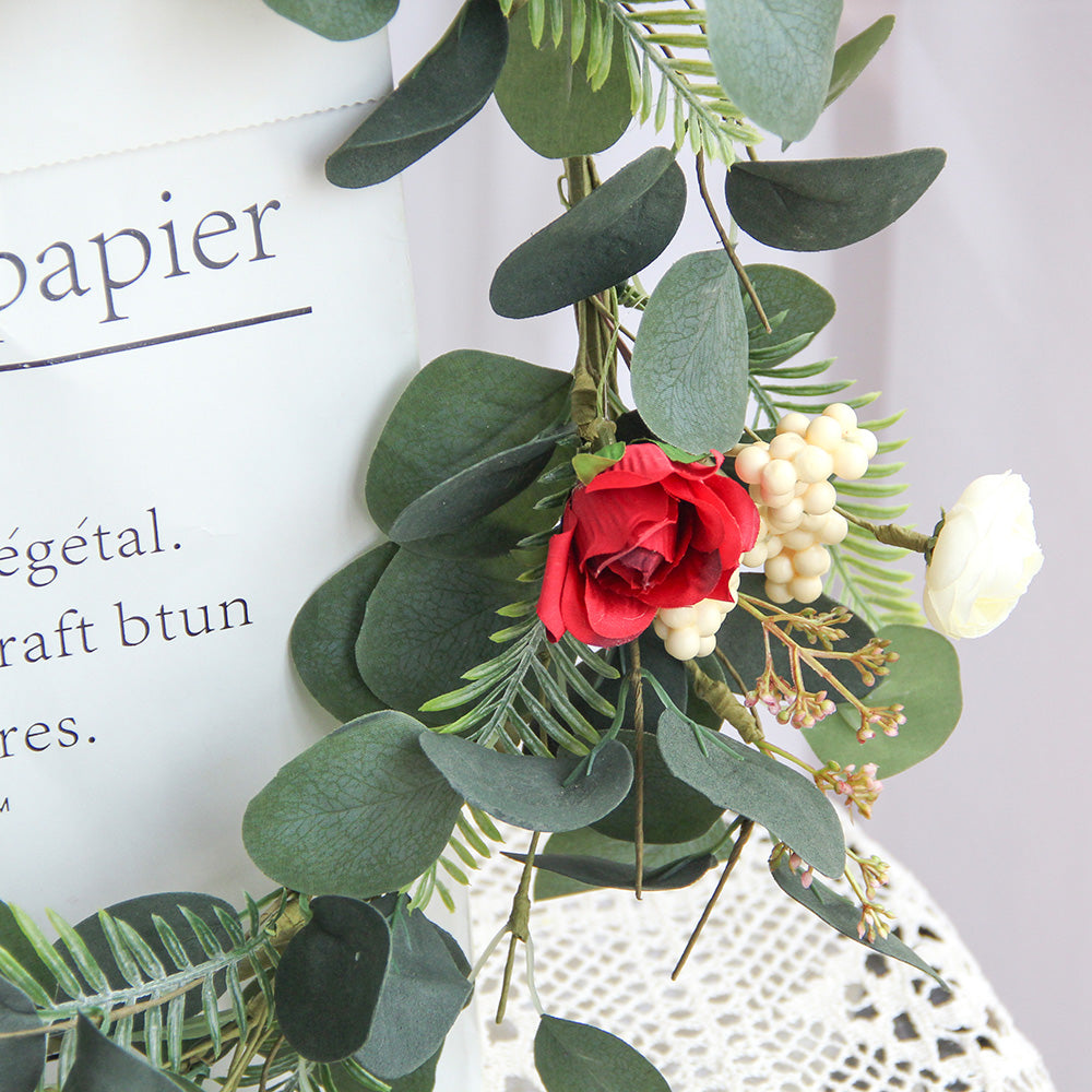 New Design Spring & Summer Wreath Artificial Flowers Home Decoration  Silk Flower Wedding Party Everyday Decoration