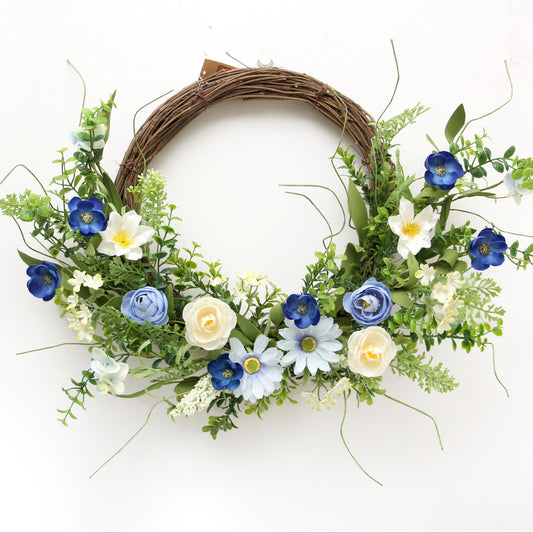 Transworld Original Handmade Artificial Wreath Decorative Flower Wreaths for Wedding Home Decoration
