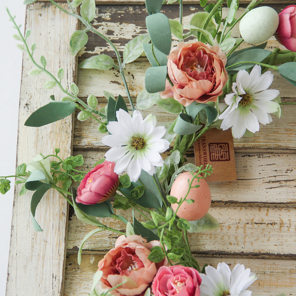 New Design Spring & Summer Wreath Artificial Flowers Home Decoration  Silk Flower Wedding Party Everyday Decoration