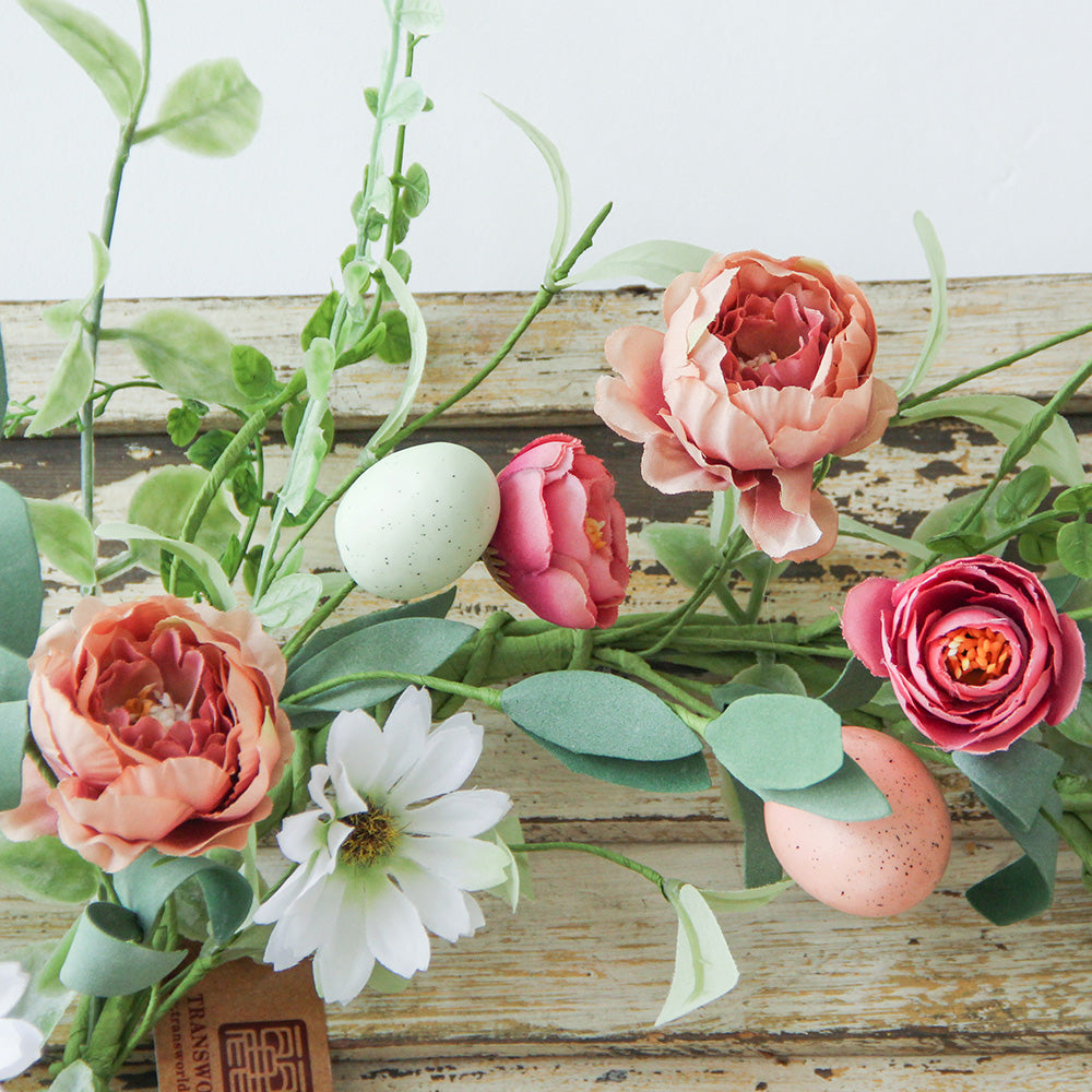 New Design Spring & Summer Wreath Artificial Flowers Home Decoration  Silk Flower Wedding Party Everyday Decoration