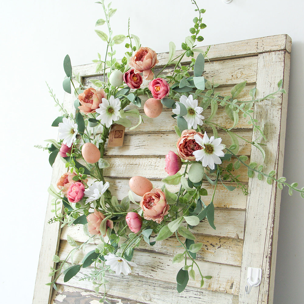 New Design Spring & Summer Wreath Artificial Flowers Home Decoration  Silk Flower Wedding Party Everyday Decoration