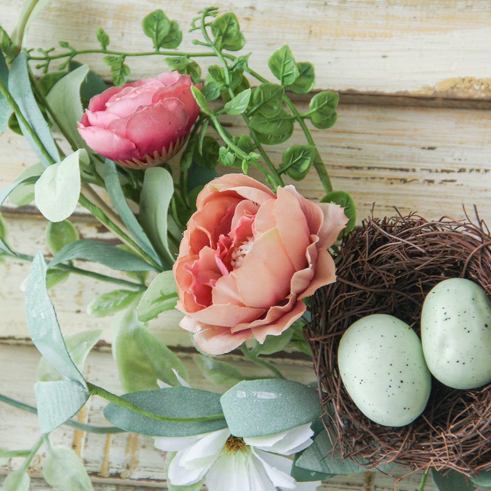 New Design Spring & Summer Wreath Artificial Flowers Home Decoration  Silk Flower Wedding Party Everyday Decoration