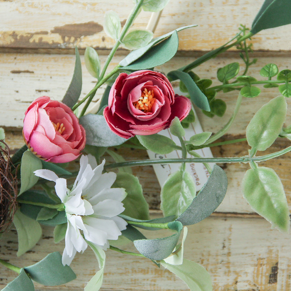 New Design Spring & Summer Wreath Artificial Flowers Home Decoration  Silk Flower Wedding Party Everyday Decoration
