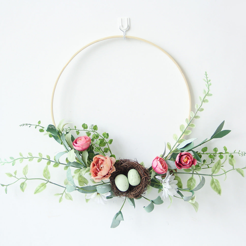 New Design Spring & Summer Wreath Artificial Flowers Home Decoration  Silk Flower Wedding Party Everyday Decoration