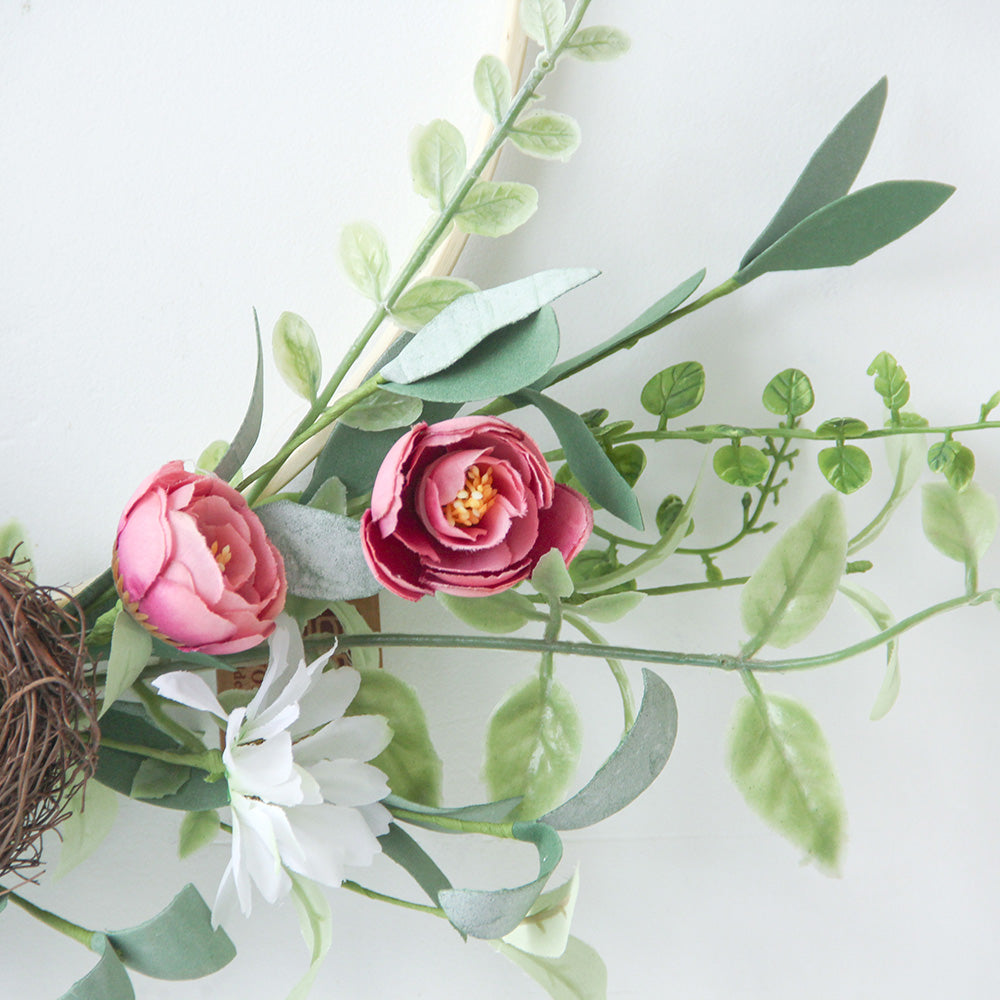 New Design Spring & Summer Wreath Artificial Flowers Home Decoration  Silk Flower Wedding Party Everyday Decoration