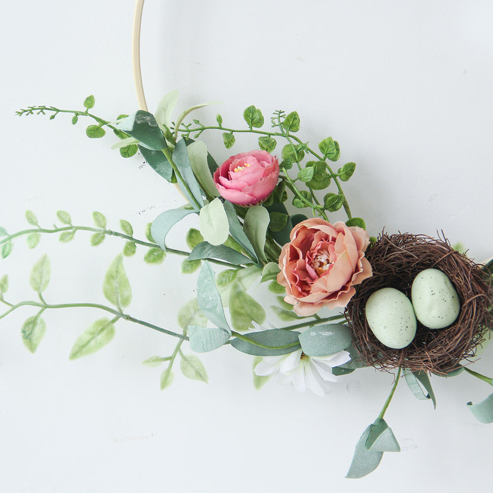 New Design Spring & Summer Wreath Artificial Flowers Home Decoration  Silk Flower Wedding Party Everyday Decoration