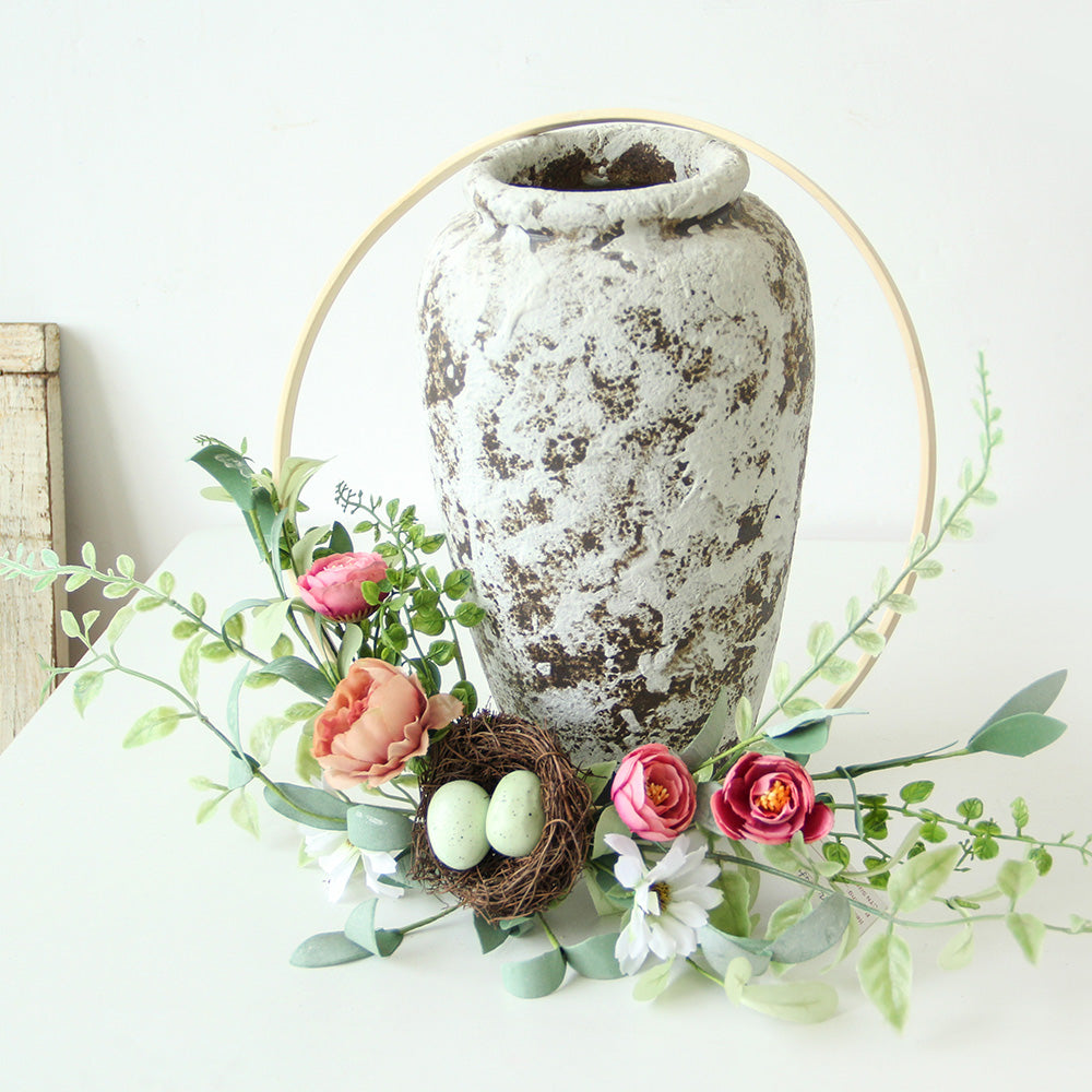 New Design Spring & Summer Wreath Artificial Flowers Home Decoration  Silk Flower Wedding Party Everyday Decoration