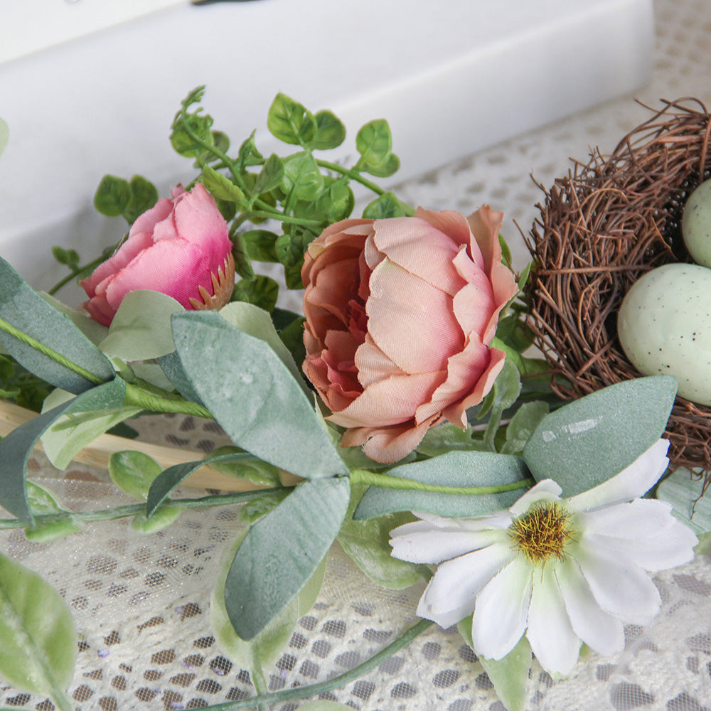 New Design Spring & Summer Wreath Artificial Flowers Home Decoration  Silk Flower Wedding Party Everyday Decoration