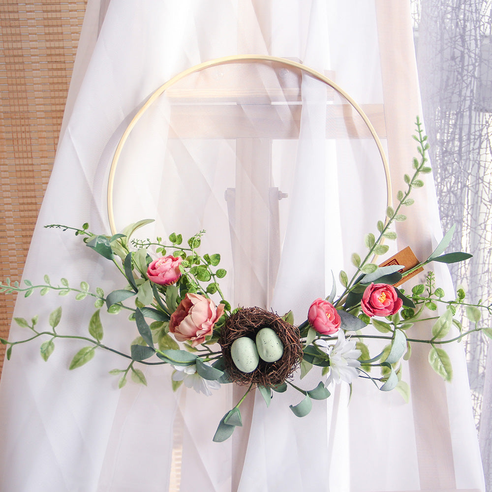 New Design Spring & Summer Wreath Artificial Flowers Home Decoration  Silk Flower Wedding Party Everyday Decoration