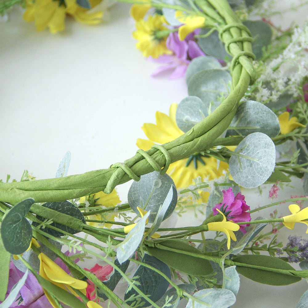 New Design Spring & Summer Wreath Artificial Flowers Home Decoration  Silk Flower Wedding Party Everyday Decoration
