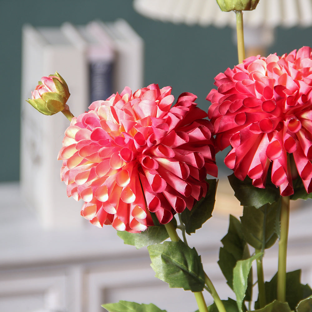 Sunwedding Hot Selling Artificial Single Stem Silk Hydrangeas Flowers Loose Flower For Wedding Decoration