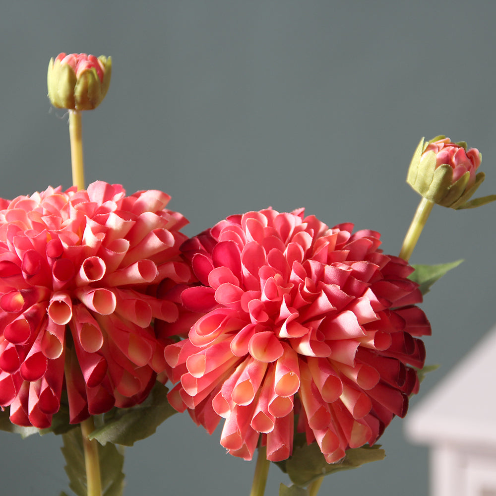 Sunwedding Hot Selling Artificial Single Stem Silk Hydrangeas Flowers Loose Flower For Wedding Decoration
