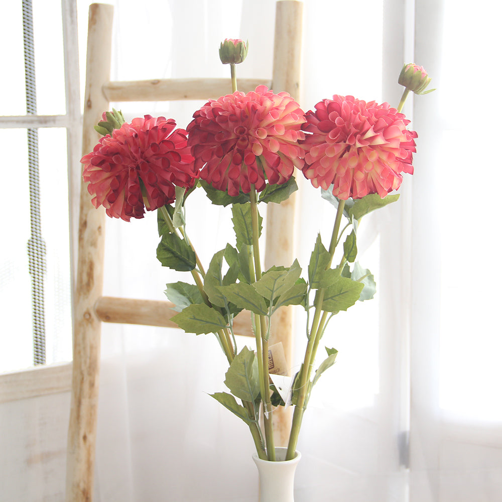 Sunwedding Hot Selling Artificial Single Stem Silk Hydrangeas Flowers Loose Flower For Wedding Decoration