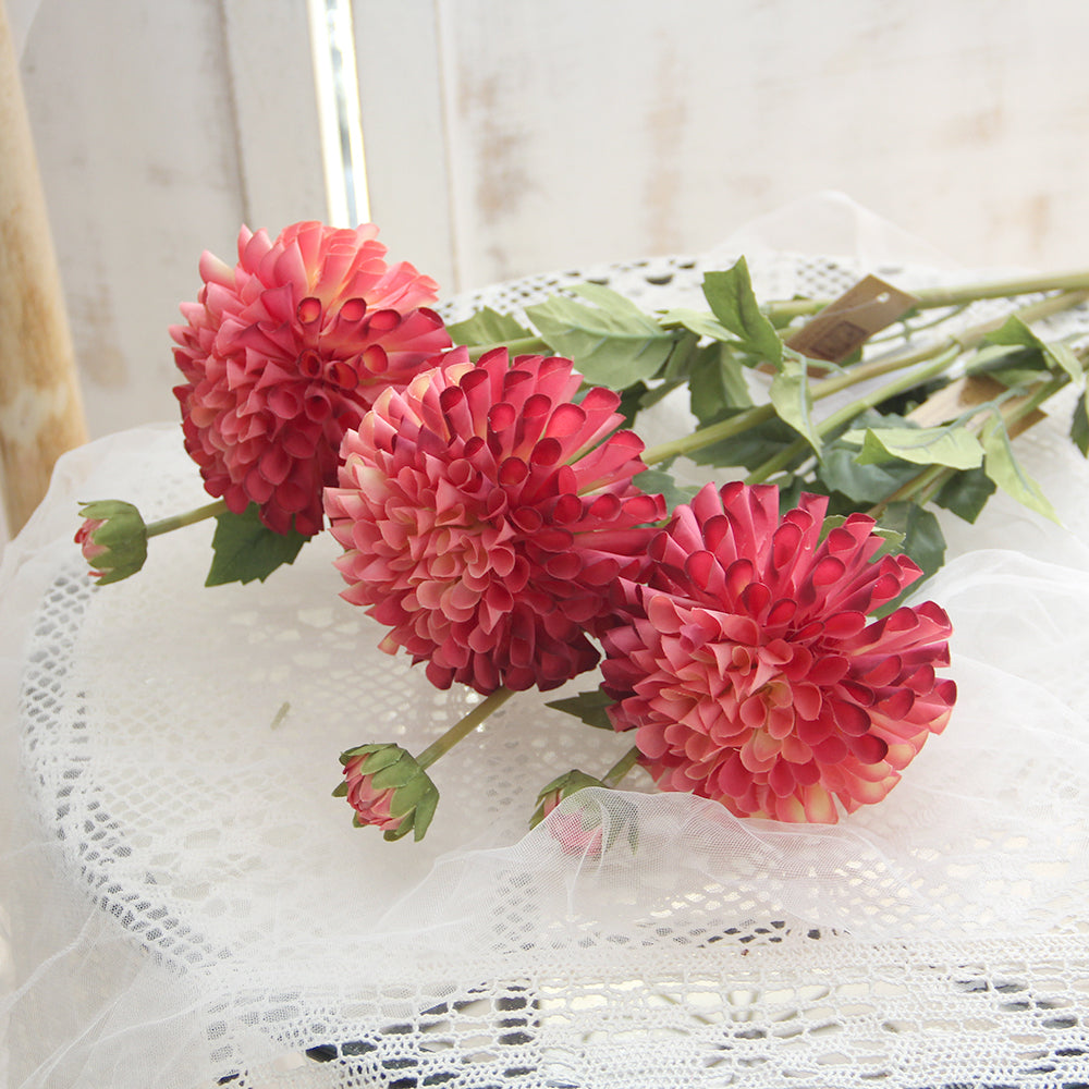 Sunwedding Hot Selling Artificial Single Stem Silk Hydrangeas Flowers Loose Flower For Wedding Decoration