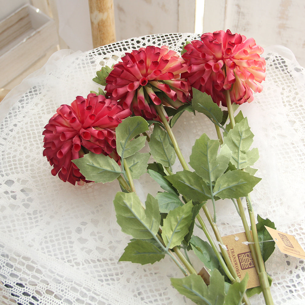 Sunwedding Hot Selling Artificial Single Stem Silk Hydrangeas Flowers Loose Flower For Wedding Decoration