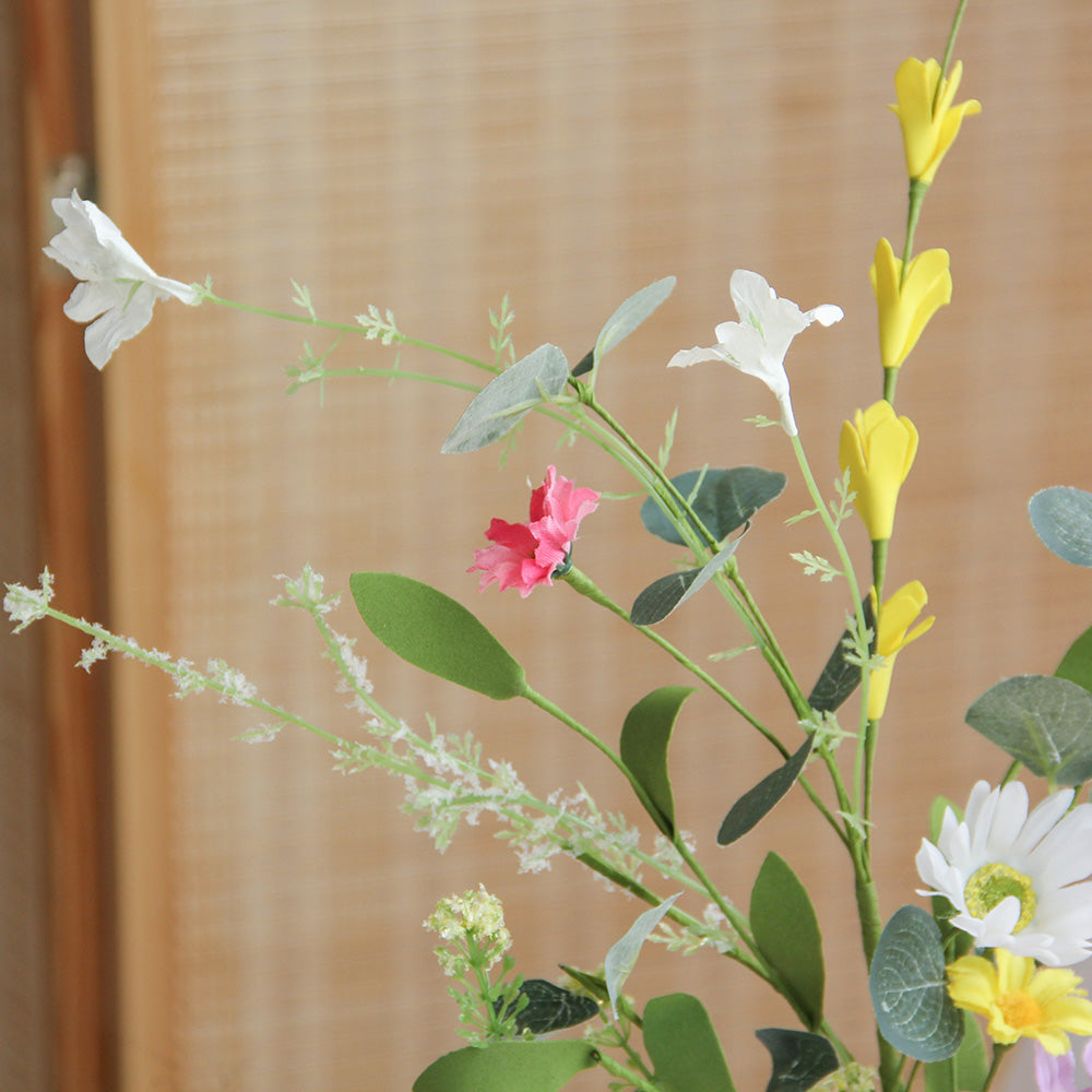 New Design Spring & Summer Spray Artificial Flowers Home Decoration  Silk Flower Wedding Party Everyday Decoration