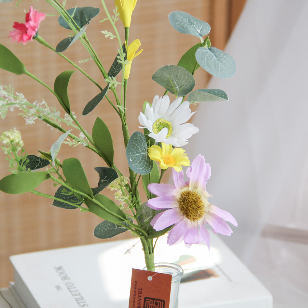 New Design Spring & Summer Spray Artificial Flowers Home Decoration  Silk Flower Wedding Party Everyday Decoration