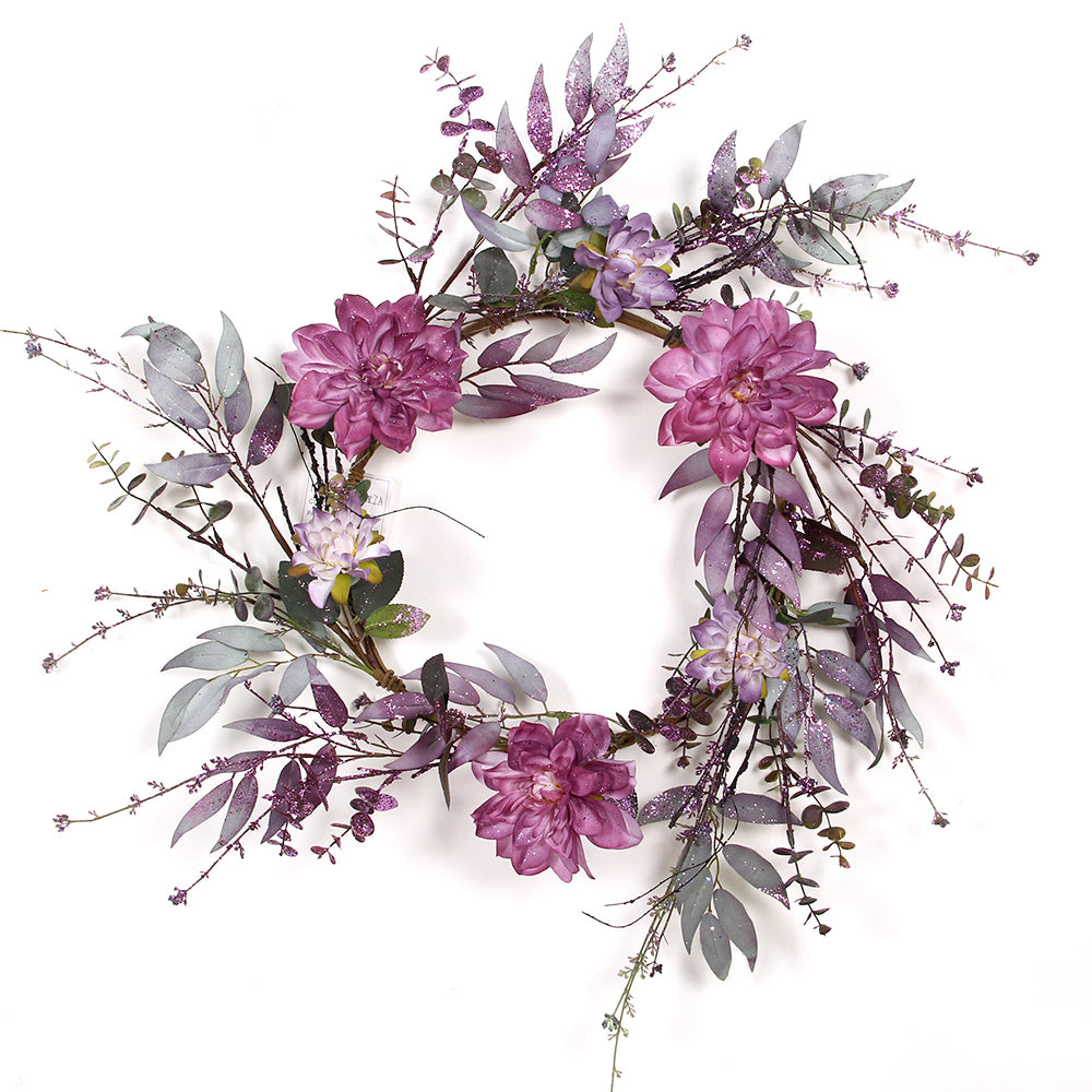 Handmade Christmas Wreath Festive Garland Simulation Christmas Tree Decoration Wedding Celebration Wreath