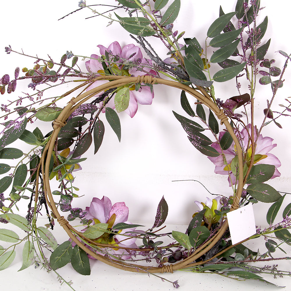 Handmade Christmas Wreath Festive Garland Simulation Christmas Tree Decoration Wedding Celebration Wreath
