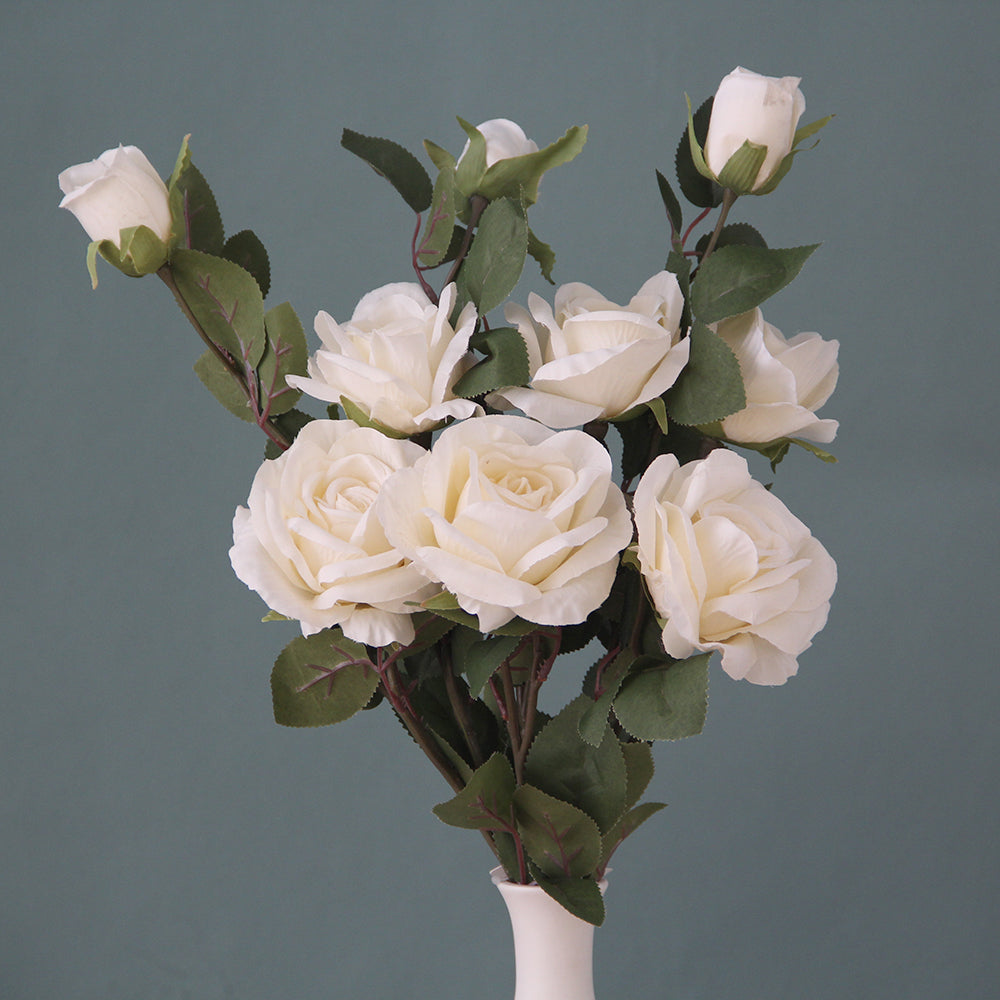 29.13INCH Artificial Rose Flowers Multicolour Preserved Roses Good-looking Silk Flowers For Restaurant Hotel Cafe Wedding Decor