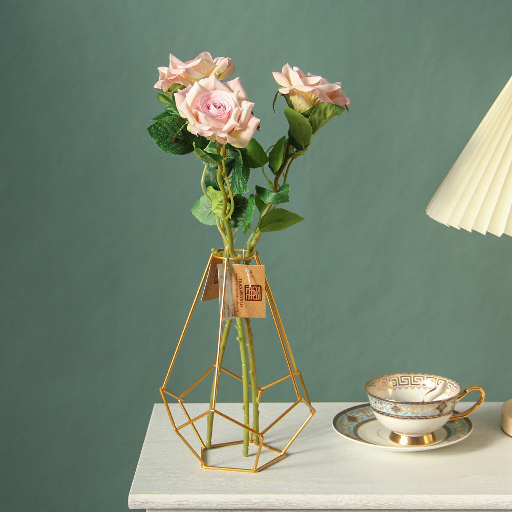 ROSE 1 Head Artificial Flowers Home Decorative  Handmade Silk Real Touch Kitchen Indoor Handicraft Trendy Designs