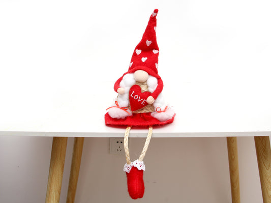 Valentines Day Gnomes Plush Faceless Doll Elf Decorations Home Table Farmhouse Present Fabric Doll
