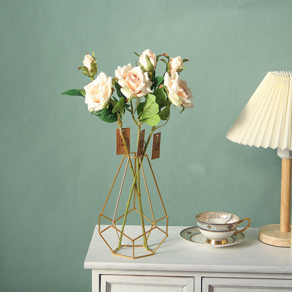 ROSE 1 Head Artificial Flowers Home Decorative  Handmade Silk Real Touch Kitchen Indoor Handicraft Trendy Designs