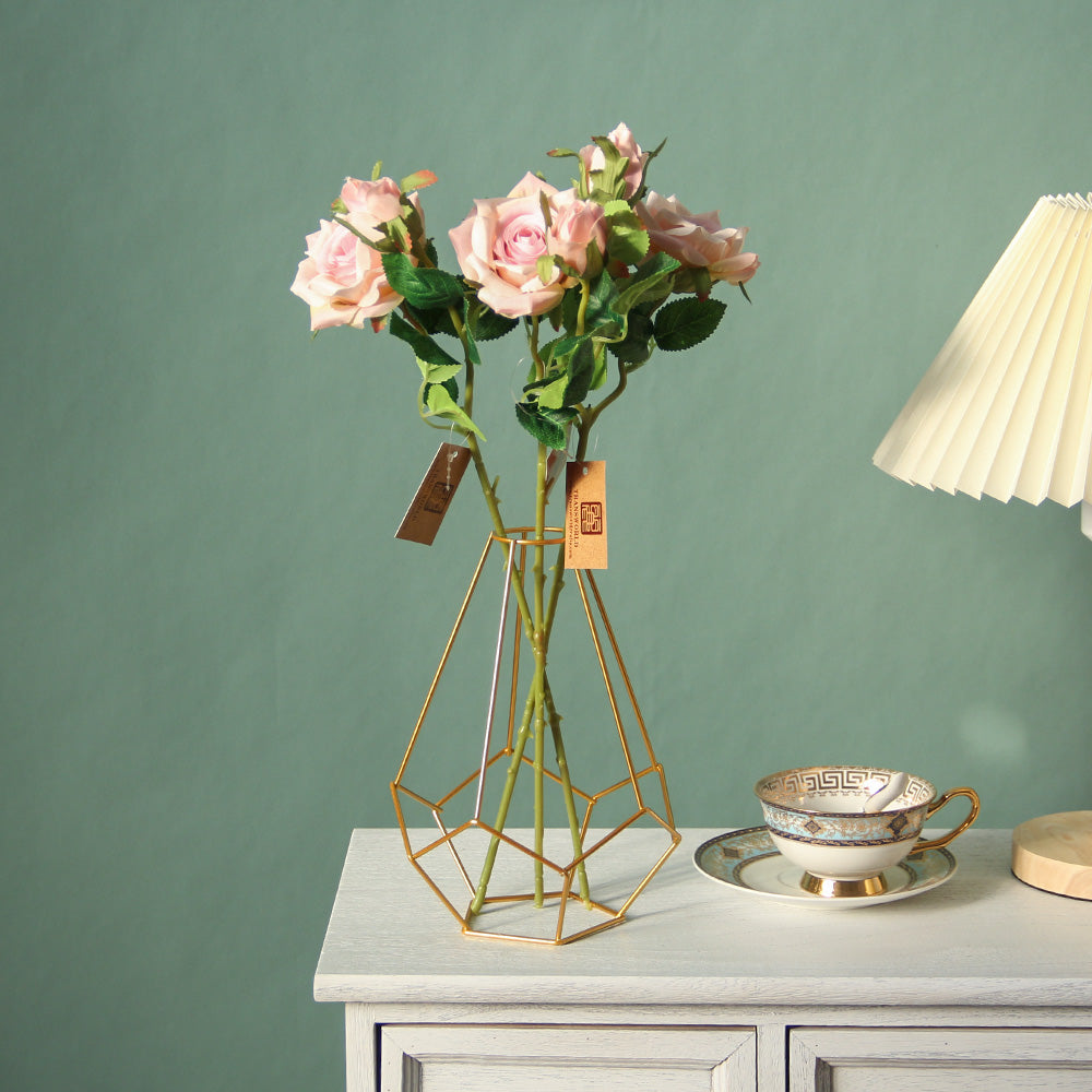 ROSE 1 Head Artificial Flowers Home Decorative  Handmade Silk Real Touch Kitchen Indoor Handicraft Trendy Designs