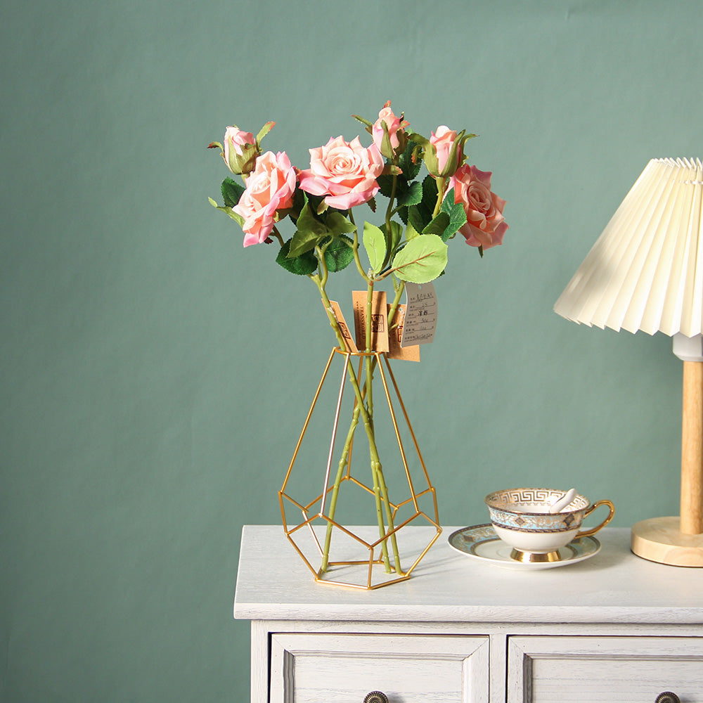 ROSE 1 Head Artificial Flowers Home Decorative  Handmade Silk Real Touch Kitchen Indoor Handicraft Trendy Designs