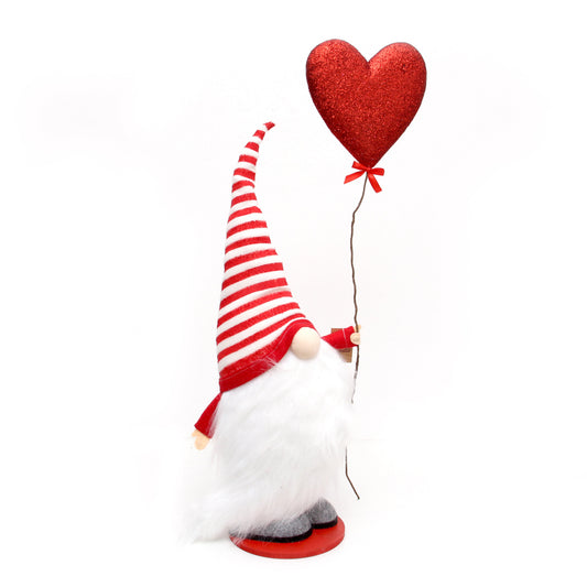 Exquisite Handmade Gnome Valentine's Day White Beard Gnomes for Valentine's Day Party Decorations