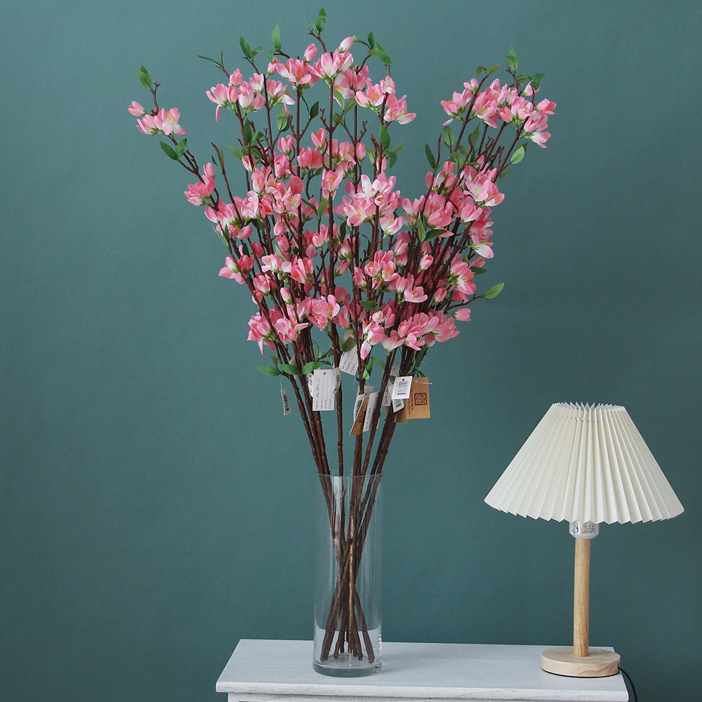 Wholesale Artificial flowers Jasminum Nudiflorum Spring Long Branch Multicolour High Simulation Artificial Branch For Decoration