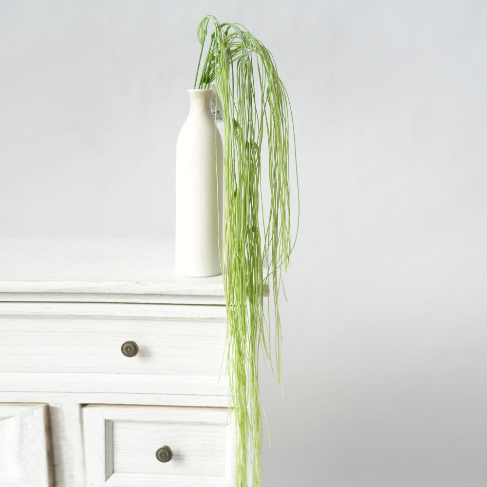 Hanging Artificial Flowers Green Amaranthus Artificial Plant Hanging Flowers for Wedding Home Flower Arrangement