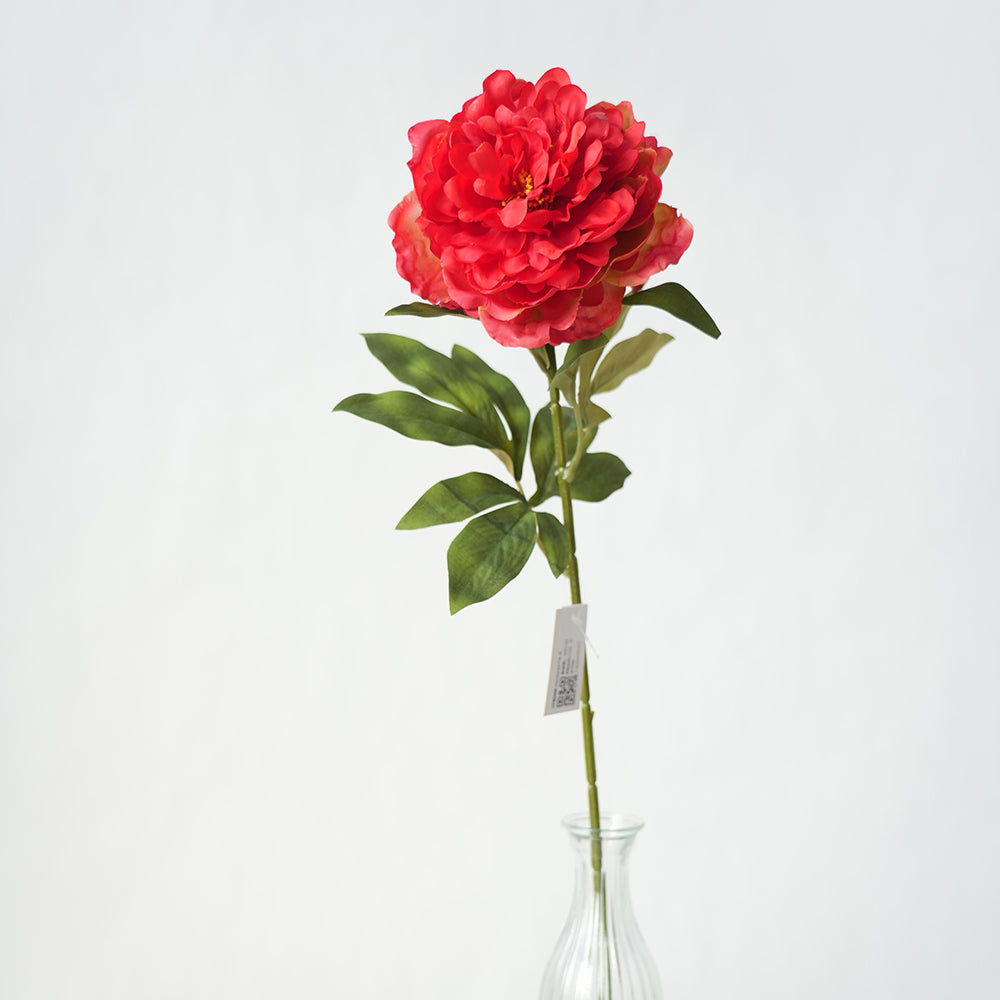 High Quality Handmade Floral Spray Colorful Artificial Flower Peony for Wedding Home Hotel Holiday Decor