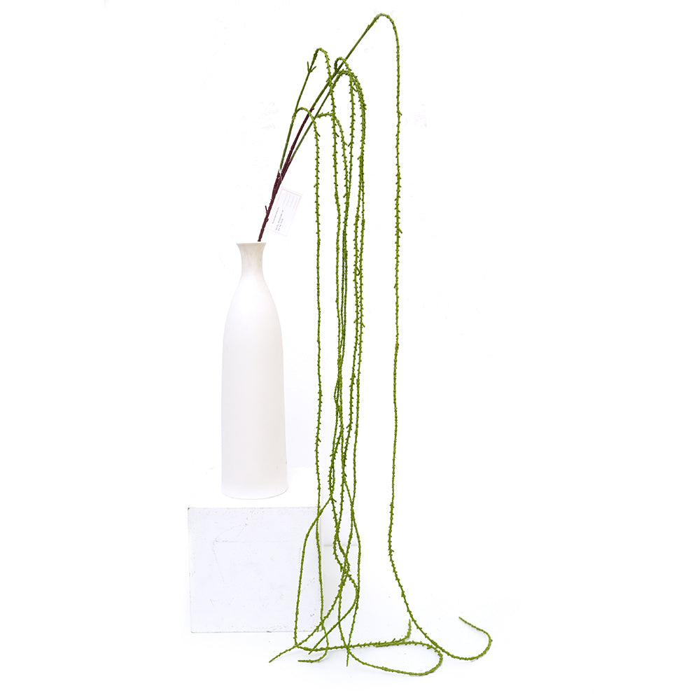 Hanging Artificial Flowers Green Amaranthus Artificial Plant Hanging Flowers for Wedding Home Flower Arrangement
