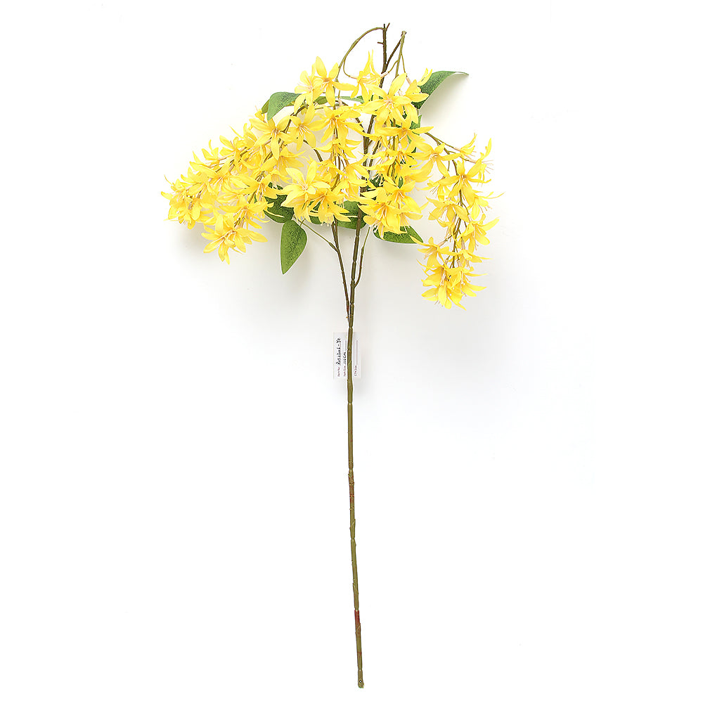 2024New Design 43.31INCH Artificial Wisteria Flowers Real Touch Wisteria Branches For Wedding Party Home Store Decor