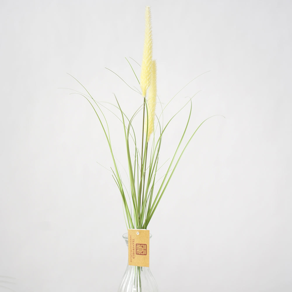 Transworld Artificial Setaria viridis/hare's-tai Flower Sprig Decorative FlowerBranch For Home Decor