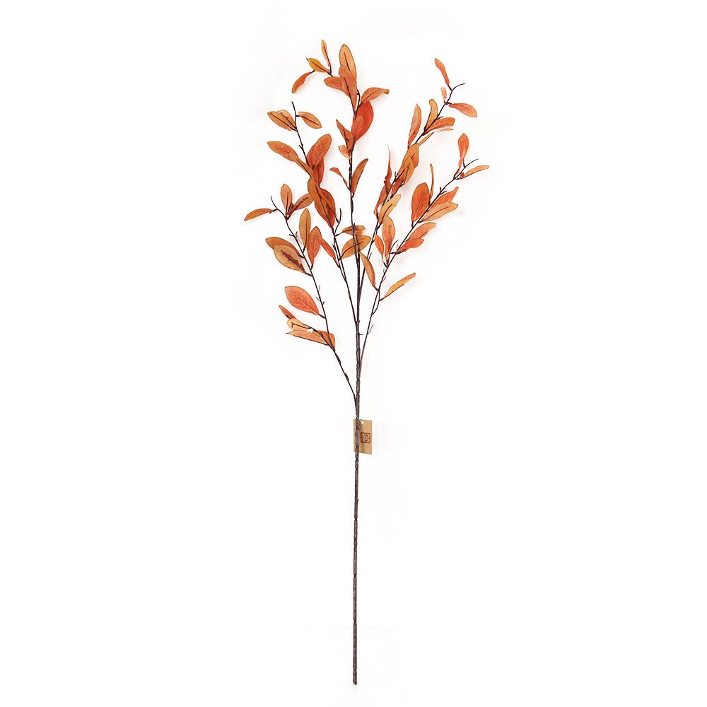 Trending Products 2024 New Arrivals Three Forks Artificial Olive Leaf Autumn Color Artificial Leaves For Store Home Hotel Decor