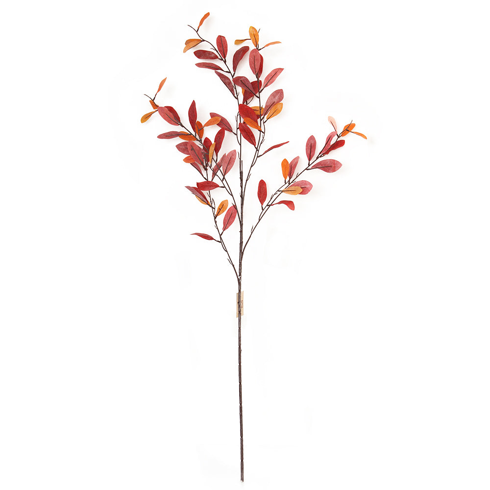 Trending Products 2024 New Arrivals Three Forks Artificial Olive Leaf Autumn Color Artificial Leaves For Store Home Hotel Decor
