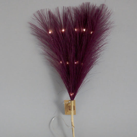High Quality 18inch Artificial Pampas Grass With LED Light Silk Flowers Arrangement Pampas Decor for Wedding Home Party Decoration