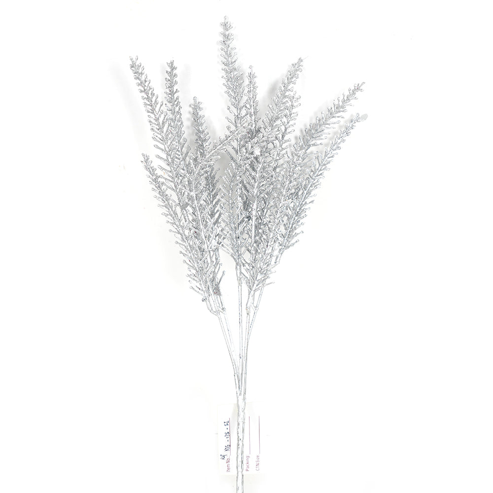 Cheap Price Modern Luxury Lifelike Artificial Christmas Spray Glittery Gloden Leaf Branch for Christmas Home Decoration