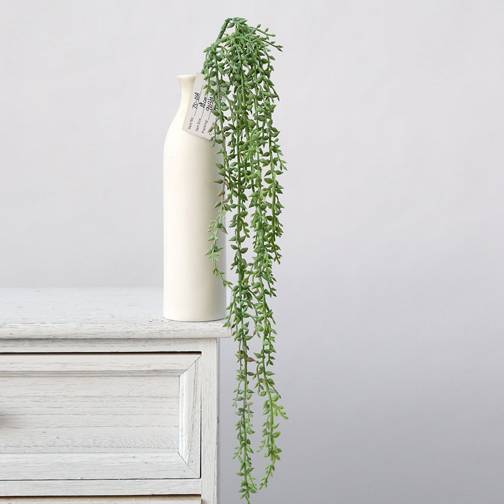 Fern Hanging Artificial Flowers Green Amaranthus Artificial Plant Hanging Flowers for Wedding Home Flower Arrangement
