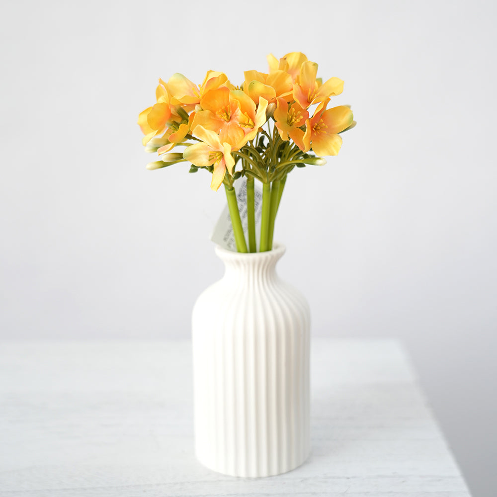 Wholesale Artificial Flower Narcissus Tung Tree Flower Silk Flower for Home Wedding Decorations